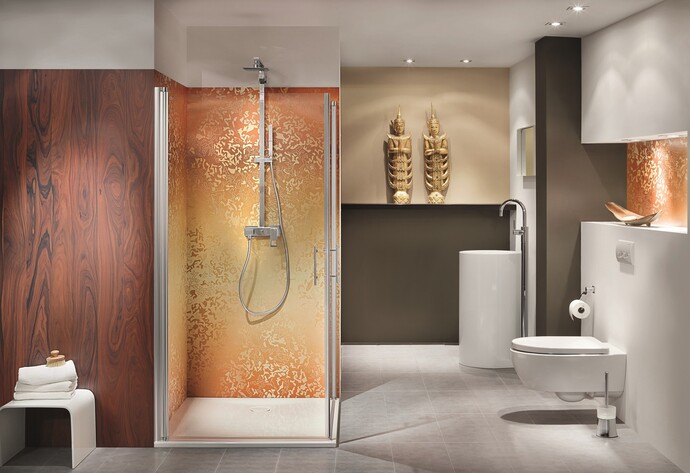 Badezimmer mit Dusche Easywall