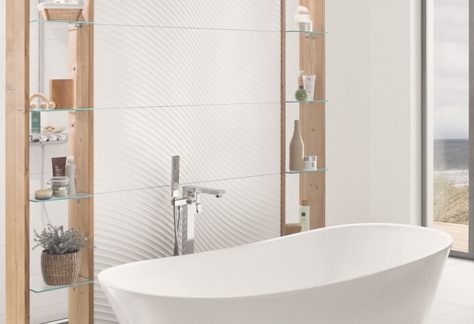 DIY Badewanne montieren: Freistehende Badewanne