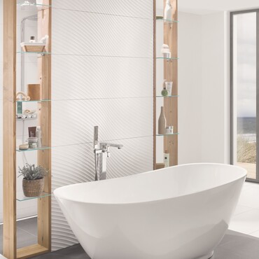 DIY Badewanne montieren: Freistehende Badewanne