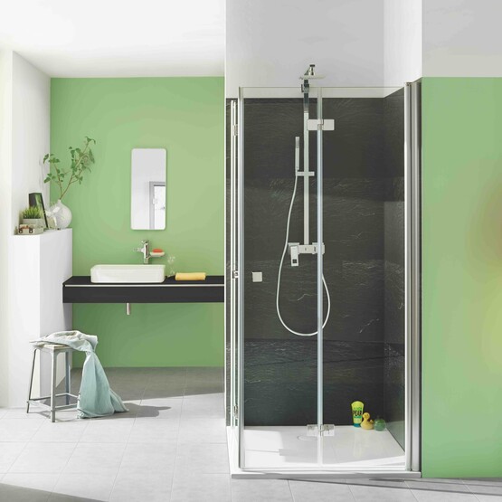 Neugestaltete Dusche