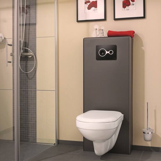 DIY WC-Vorwandinstallation: Wand-WC mit Ablage