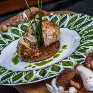 Gefüllte Geflügelballs