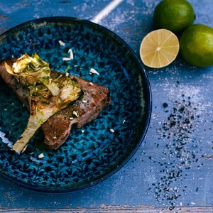 Gegrilltes Thunfischsteak