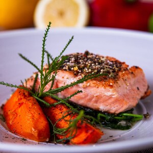 Lachs im Rauch