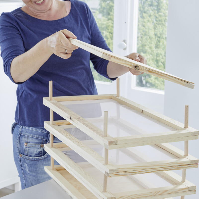 Ein selbstgebauter Kräutertrockner