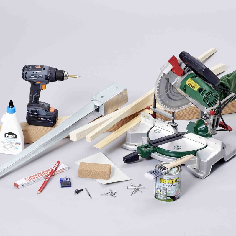Benötigte Materialien und Werkzeug