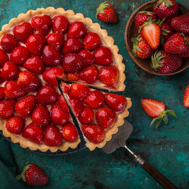 Erdbeerkuchen