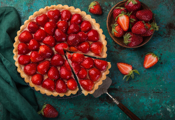 Erdbeerkuchen