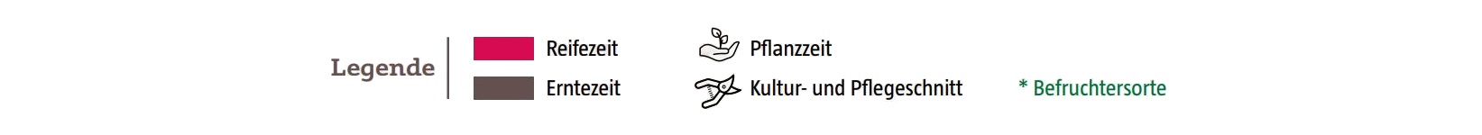 Legende Saisonkalender