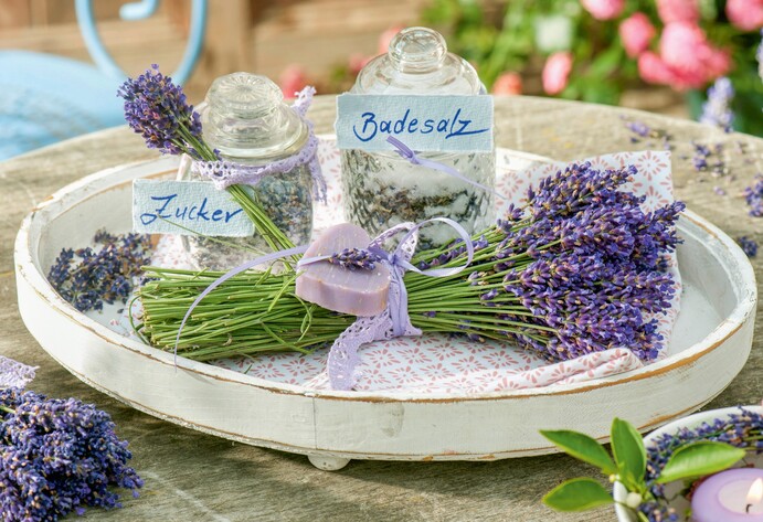 Lavendel-Kosmetik & Lavendel-Zucker