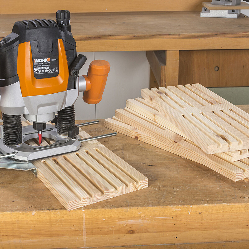 Nistkasten bauen: Fräsen