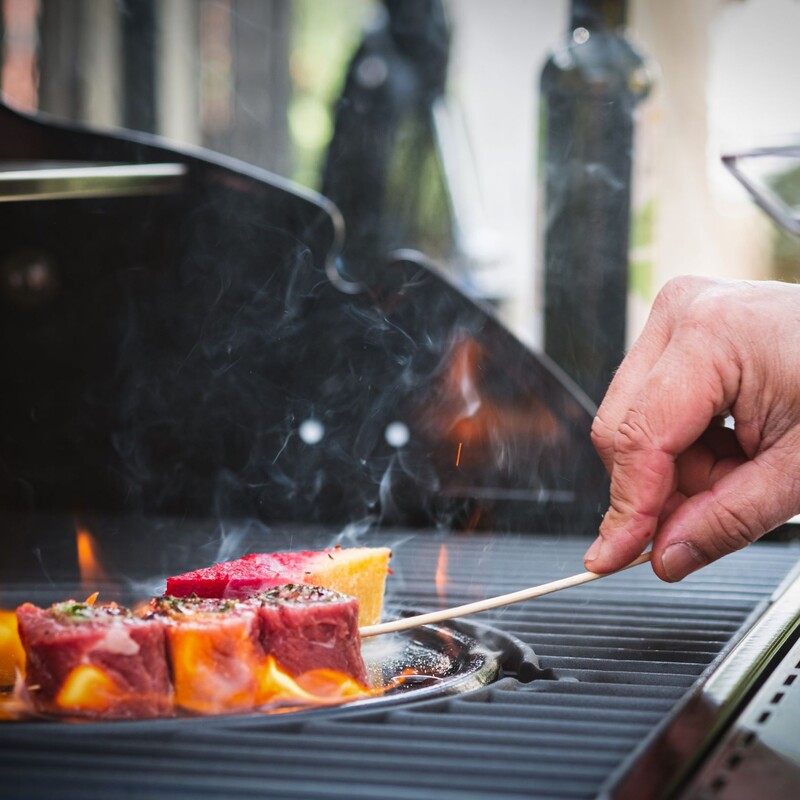 Zubereitung auf dem Grill