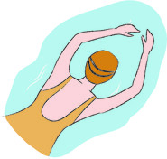 Pikto Schwimmen