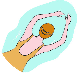 Pikto Schwimmen