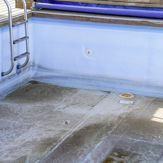Poolwasser ablassen