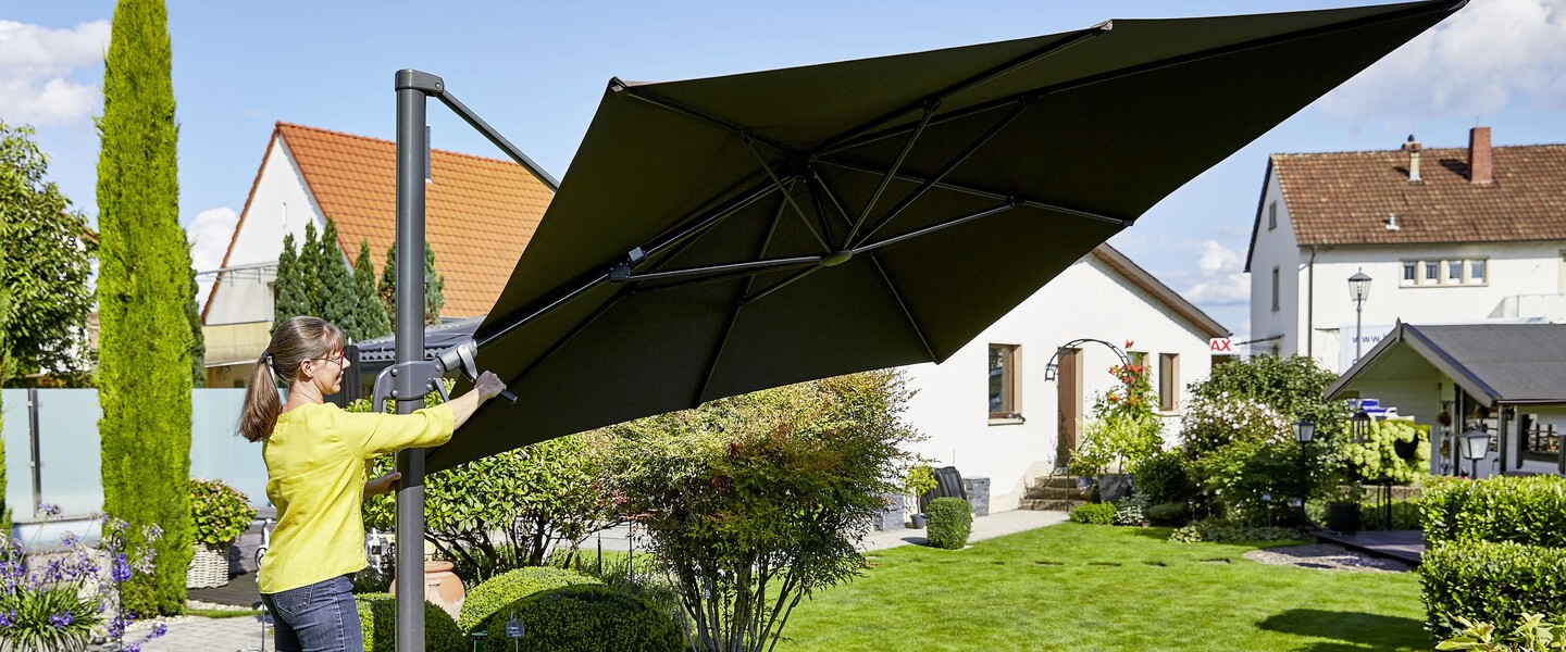 Sonnenschutz im Garten