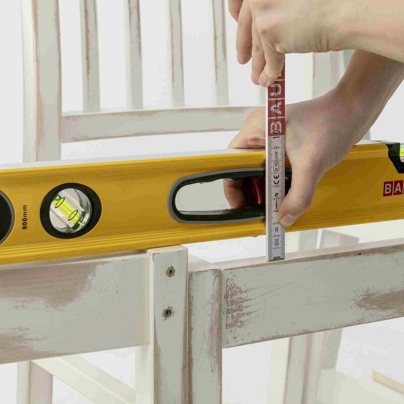 DIY Stuhlbank Höhe messen