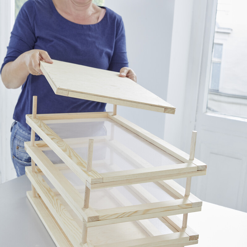 Selbstgebauter Kräutertrockner