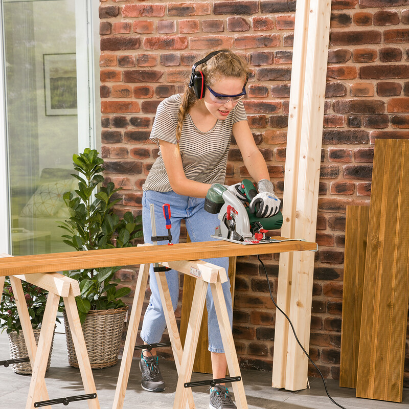 Hochbeet bauen und befüllen: Ausmessen