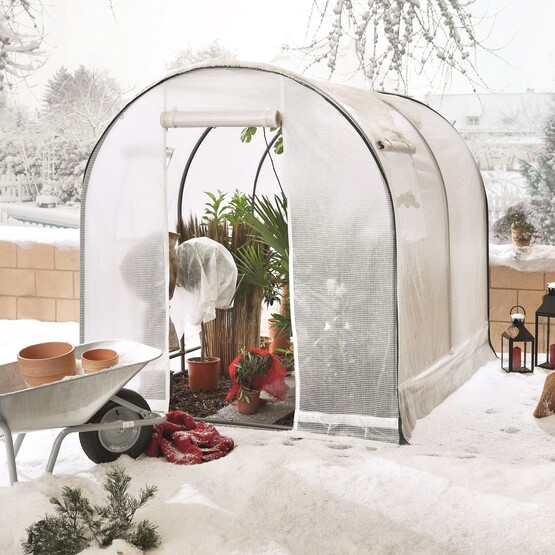 Wintergewächshaus aus Folie