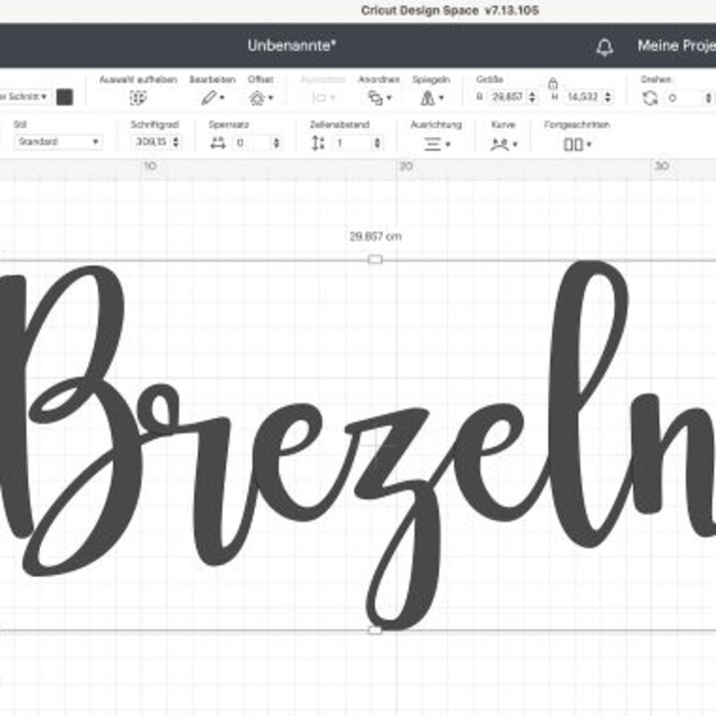 Schriftzug erstellen