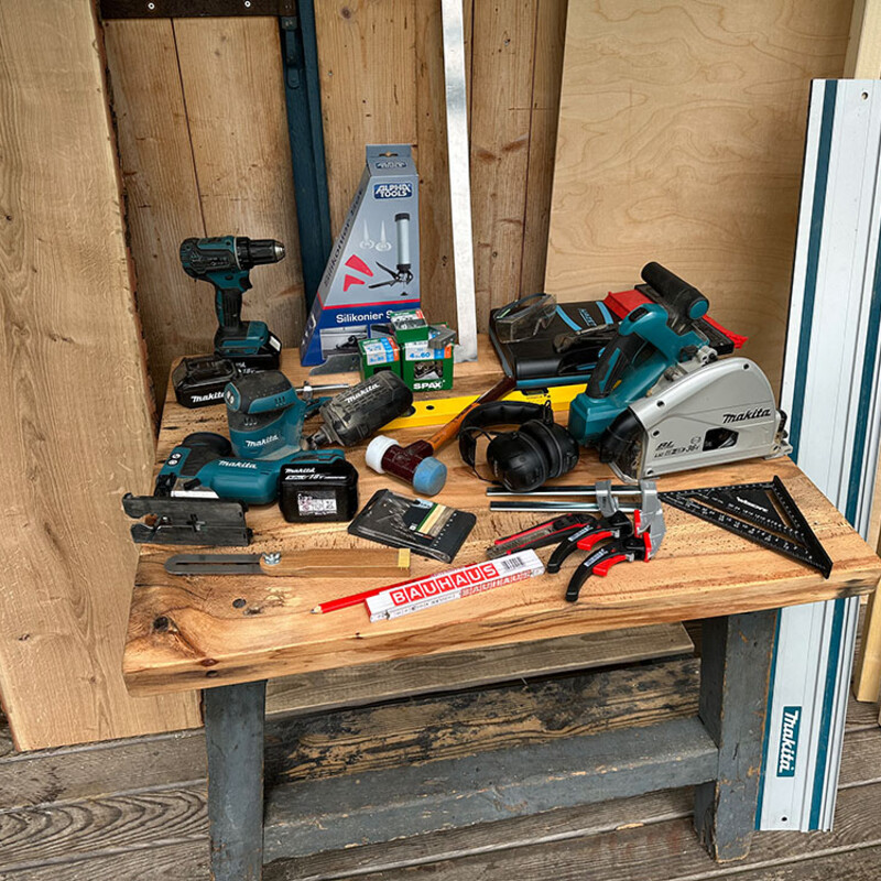 Material für den Bau eine DIY Camper Küche mit Spüle