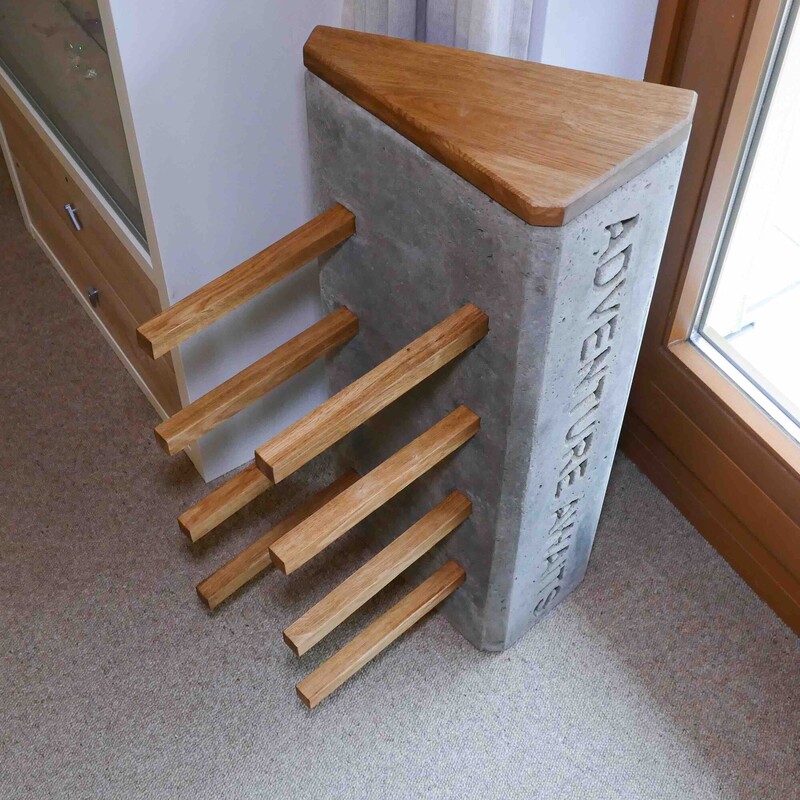 DIY Schuhregal aus Beton