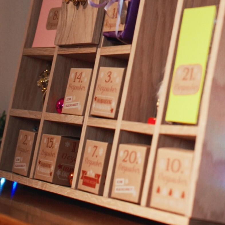 DIY: Setzkasten-Adventskalender