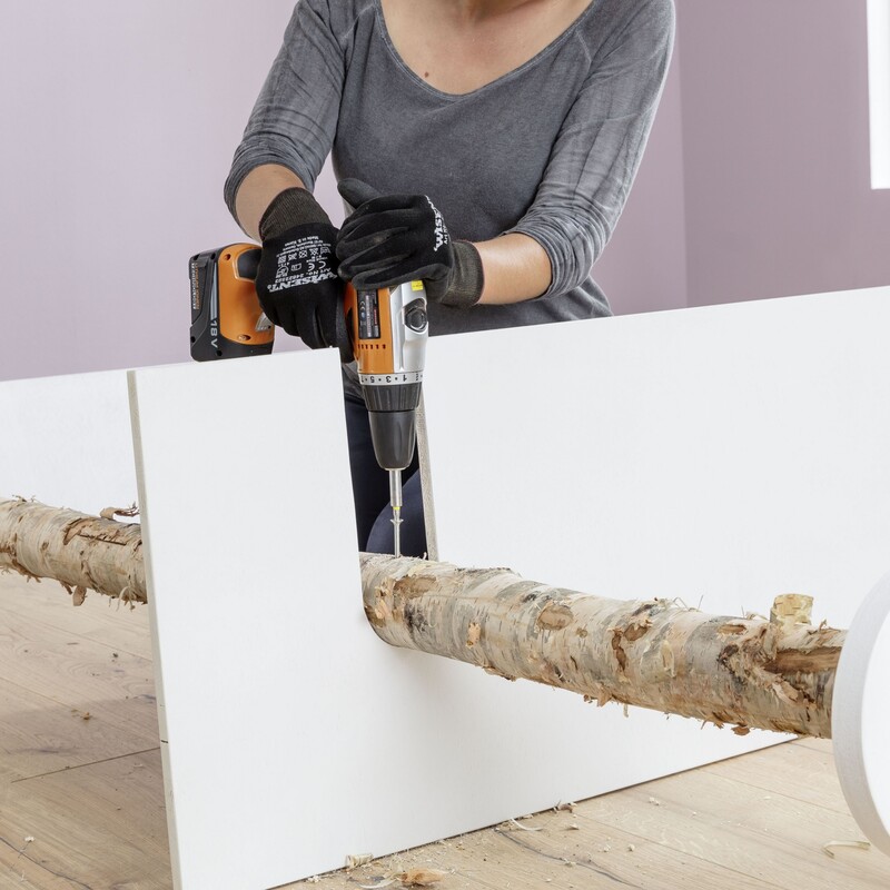MDF-Platten festschrauben