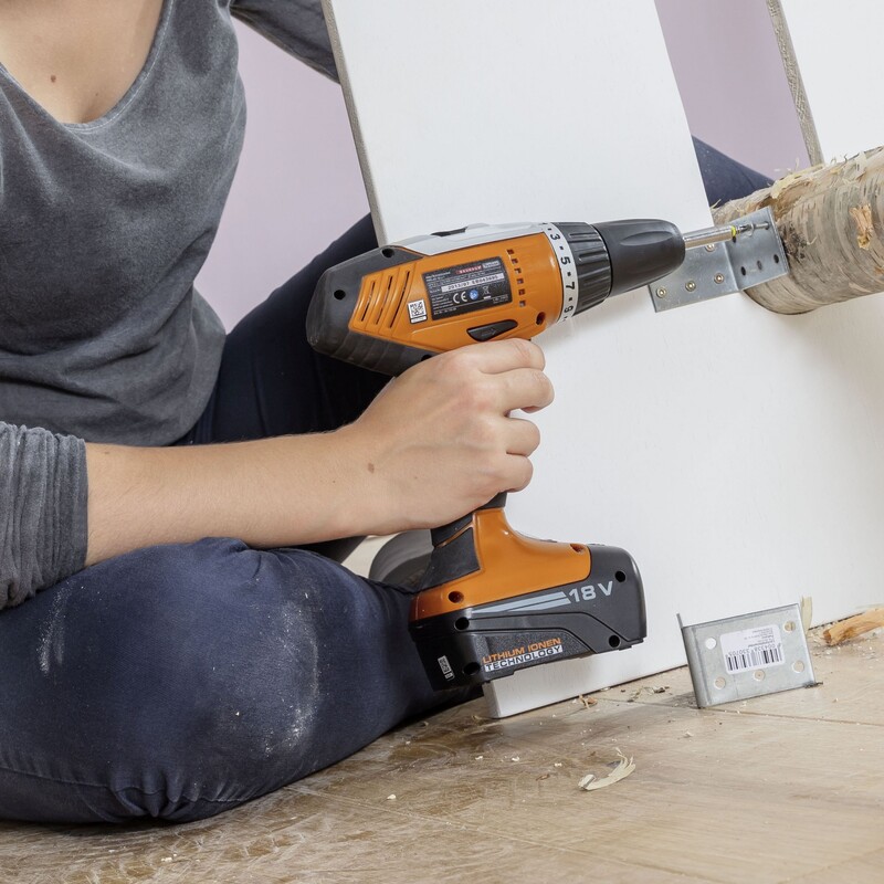 Zusätzliche Stabilisierung der MDF-Platten