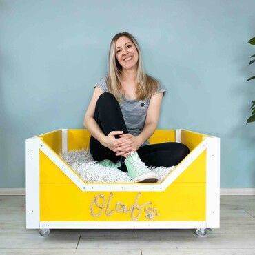 Tanja Reeber begeistert im Hundebett