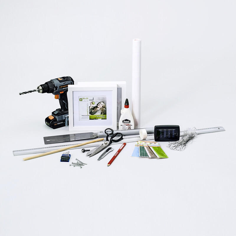 Materialsammlung DIY-Lampe