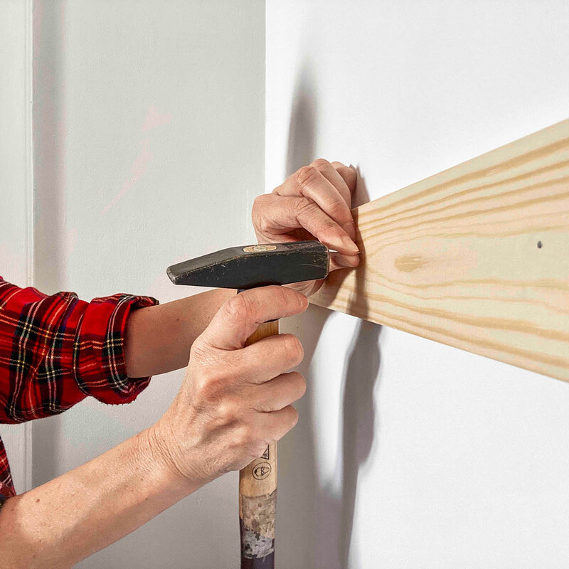 Profilleiste an Wand