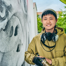 Satr, Graffiti-Künstlerin aus China
