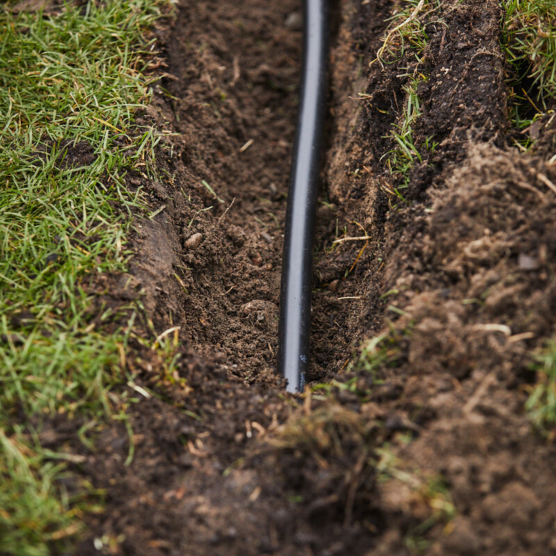 Workshop Bewässerung für den Garten: Leitung einziehen