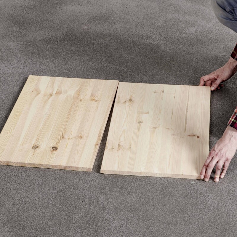 DIY Regentonnenverkleidung: Bodenplatte aussägen