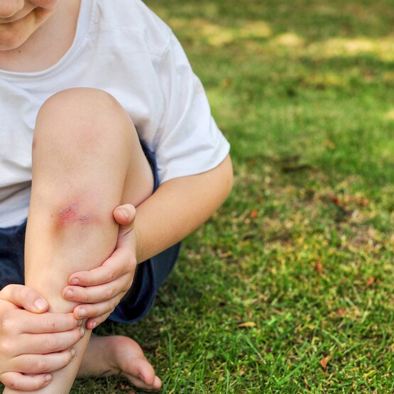 Schienbeinverletzung