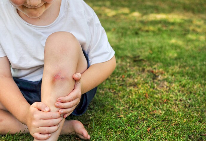 Schienbeinverletzung