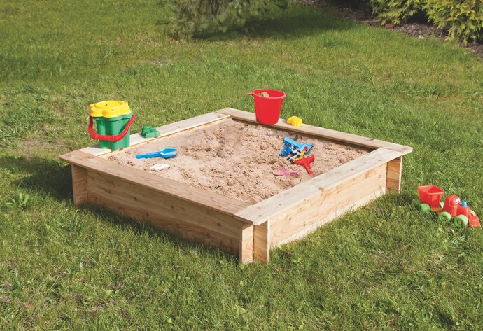 Sandkasten ohne Kinder