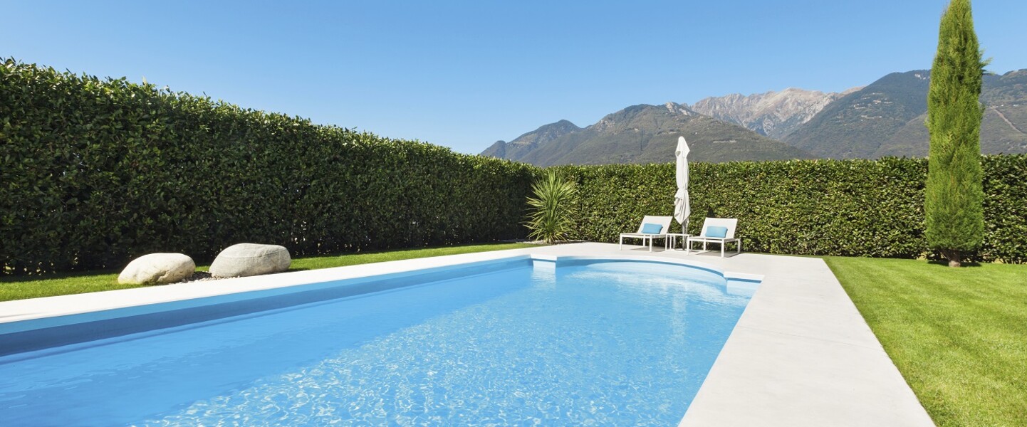 Pool im Garten