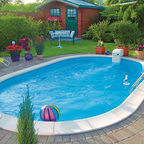 Pool mit Gegenstromanlage