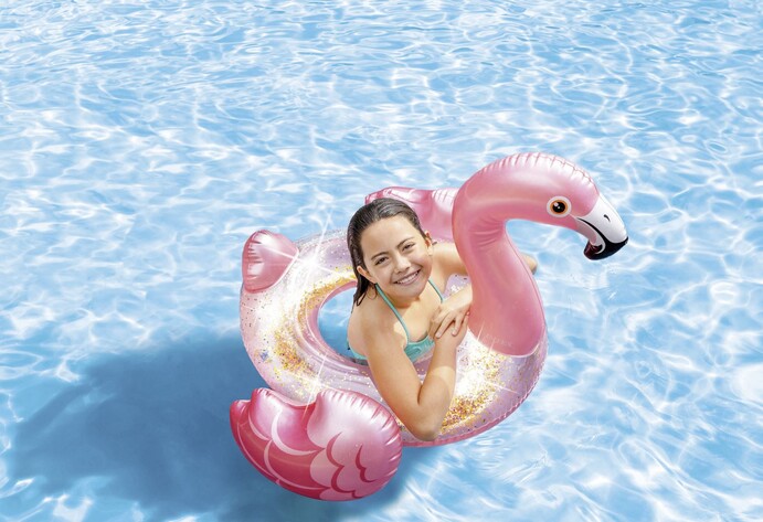 Schwimmtier Flamingo