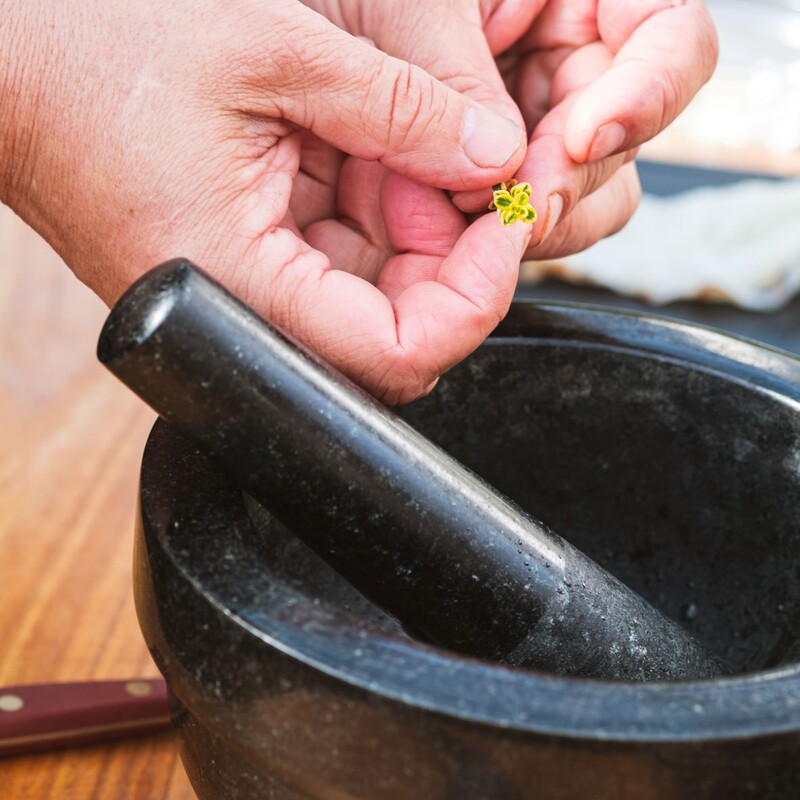 Thymian für die Marinade
