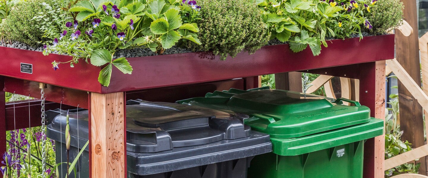 Mülltonnen verstecken