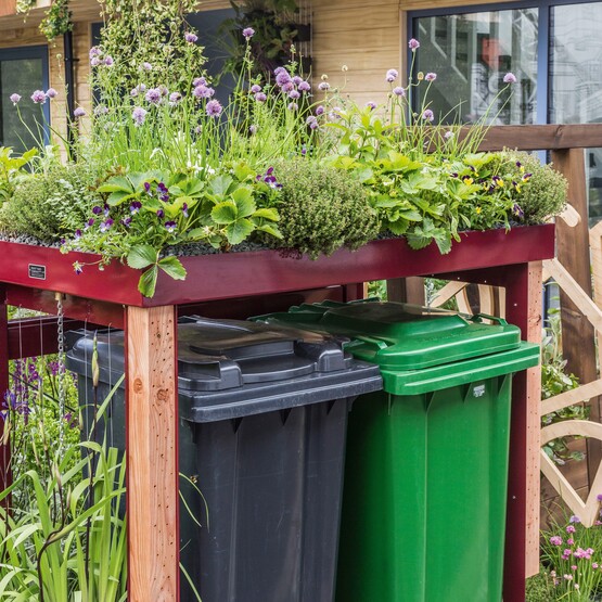 Mülltonnen verstecken