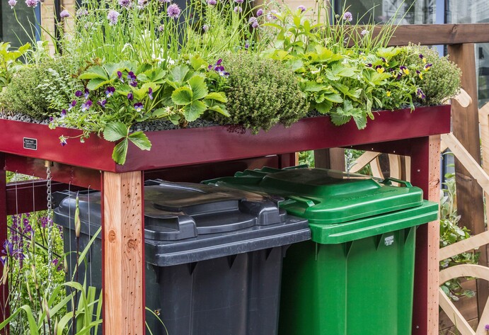 Mülltonnen verstecken