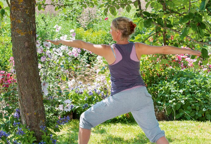 Sportliche Aktivitäten im eigenen Garten