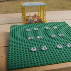 Punktfundament als Lego-Aufbau
