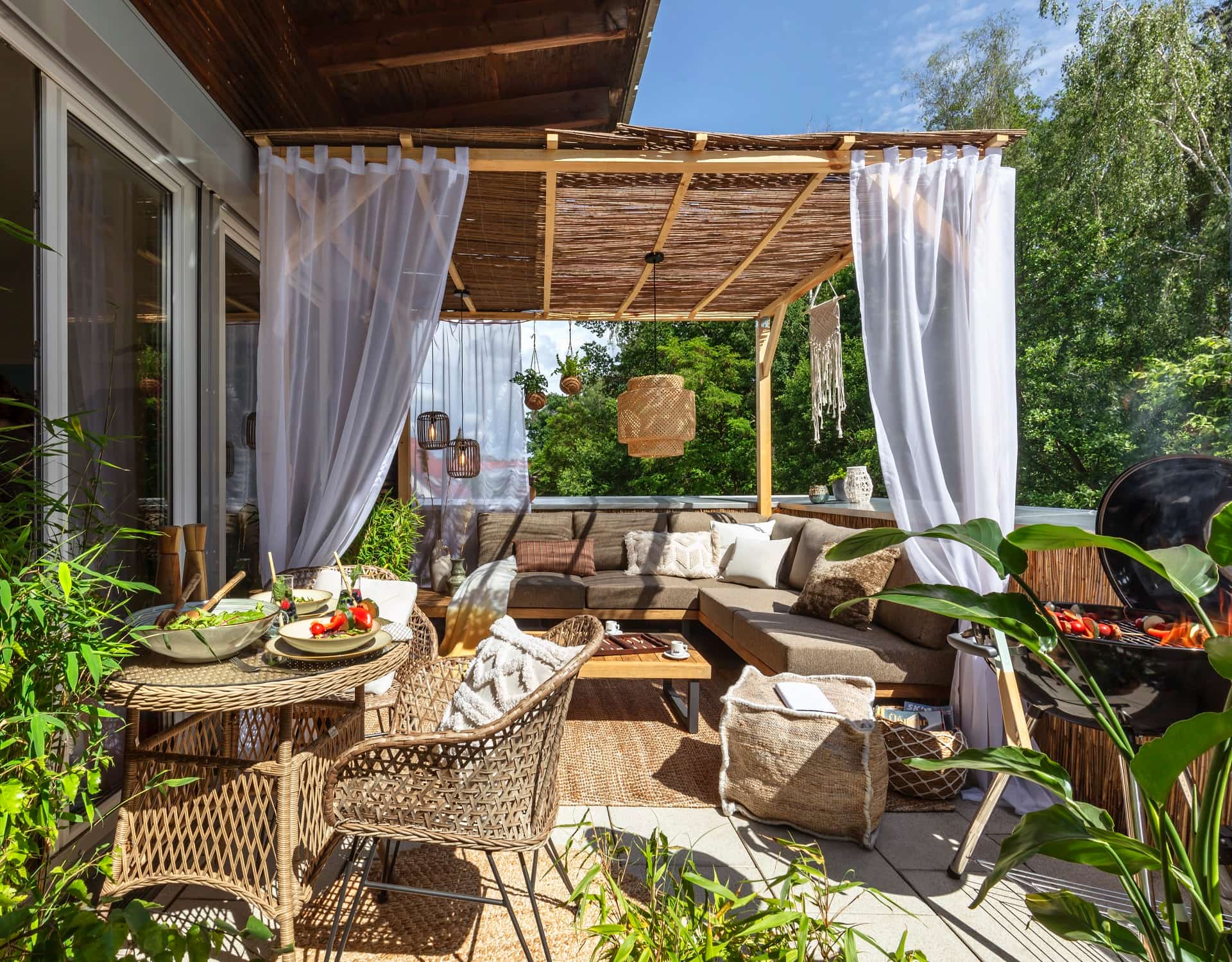 Balkon im Bali Stil: Tropisches Paradies zu Hause | richtiggut.de