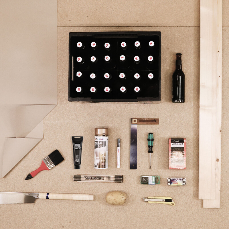 Männer-Adventskalender: Materialliste